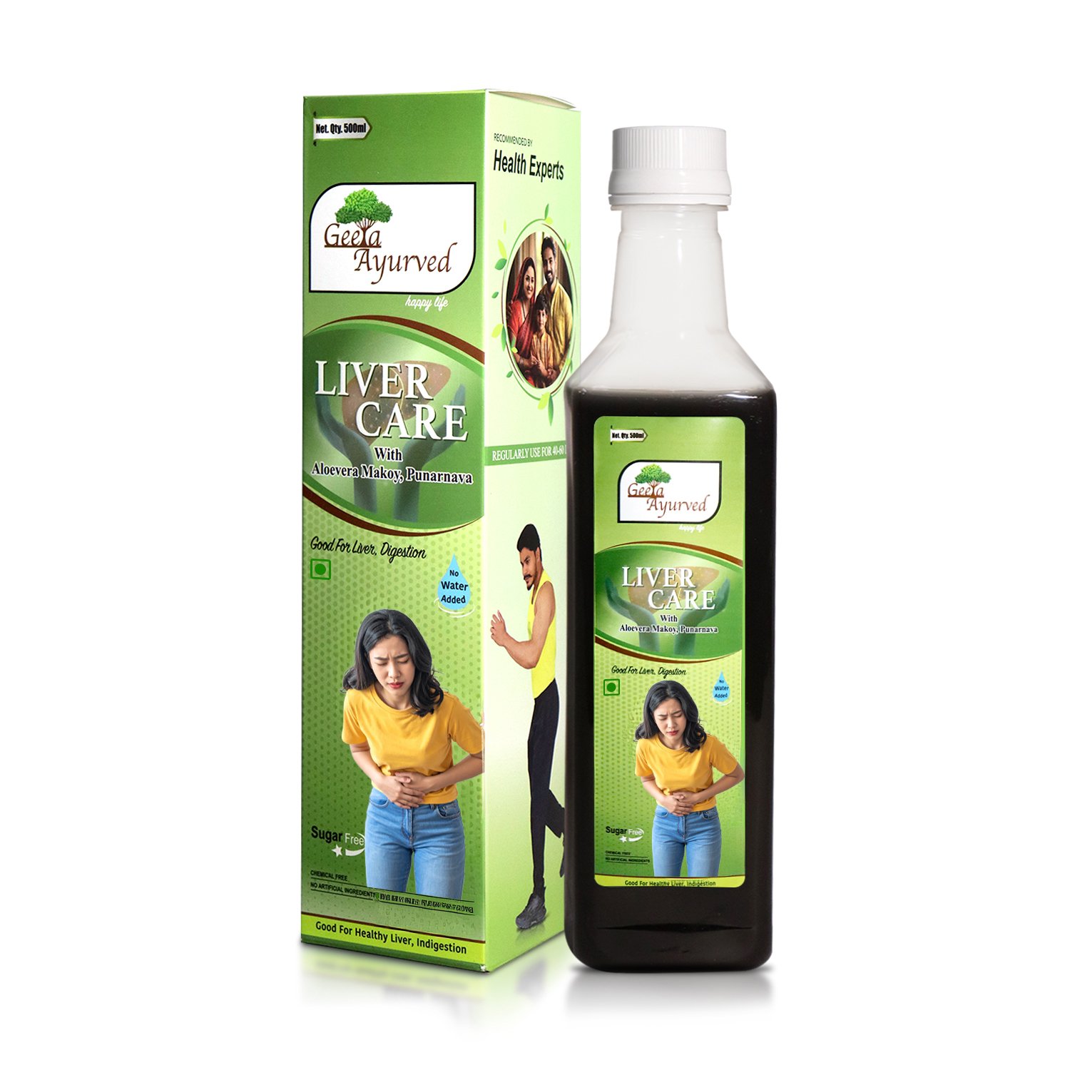 Lever Care 500ML pack of 1, 100% Herbal & Organic